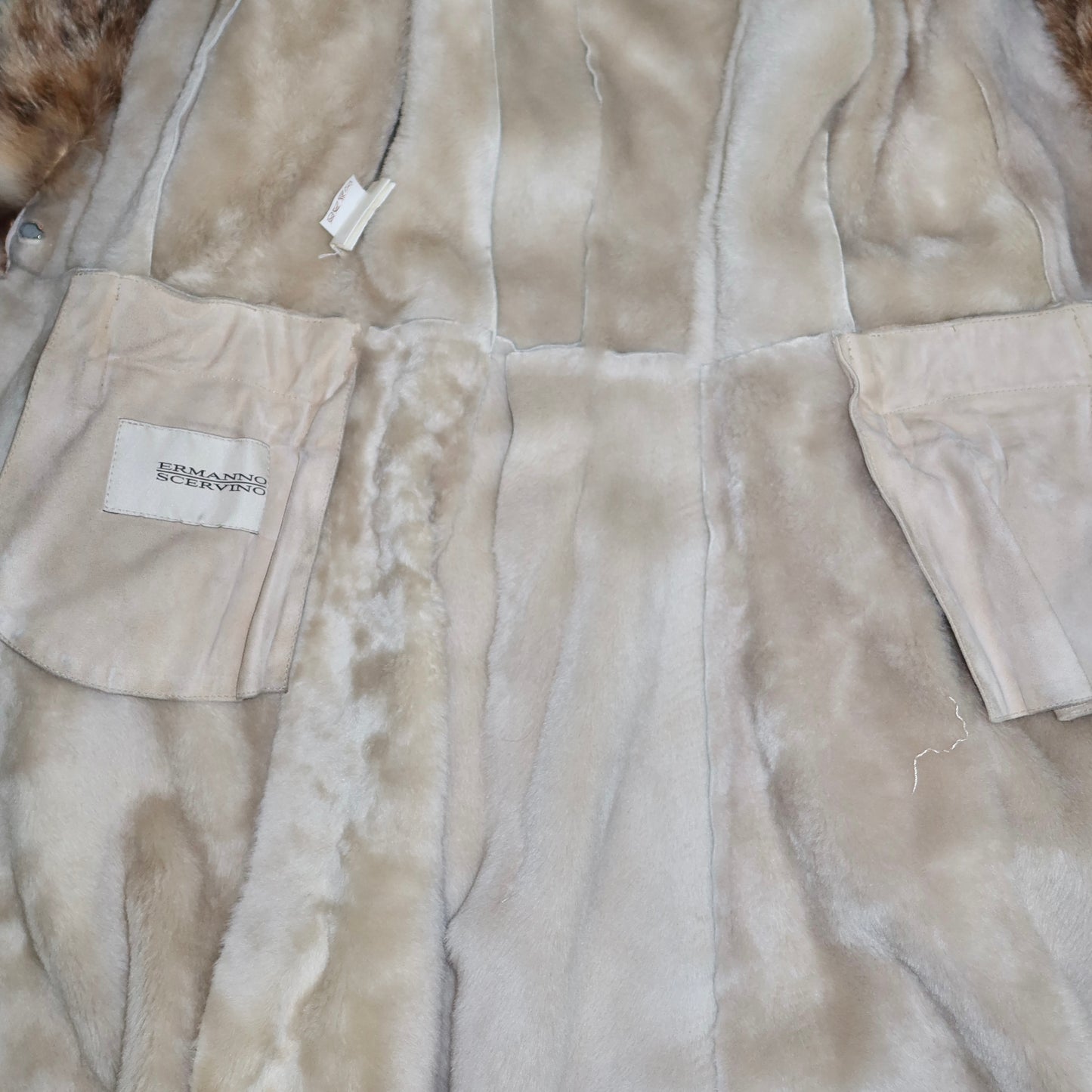 Ermanno Scervino Shearling and Fur Coat