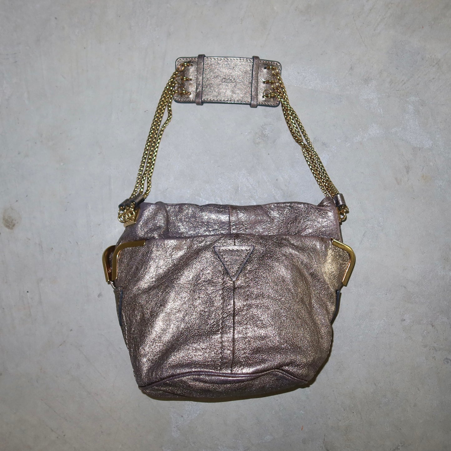 Chloé Metallic Mini Milton Bag