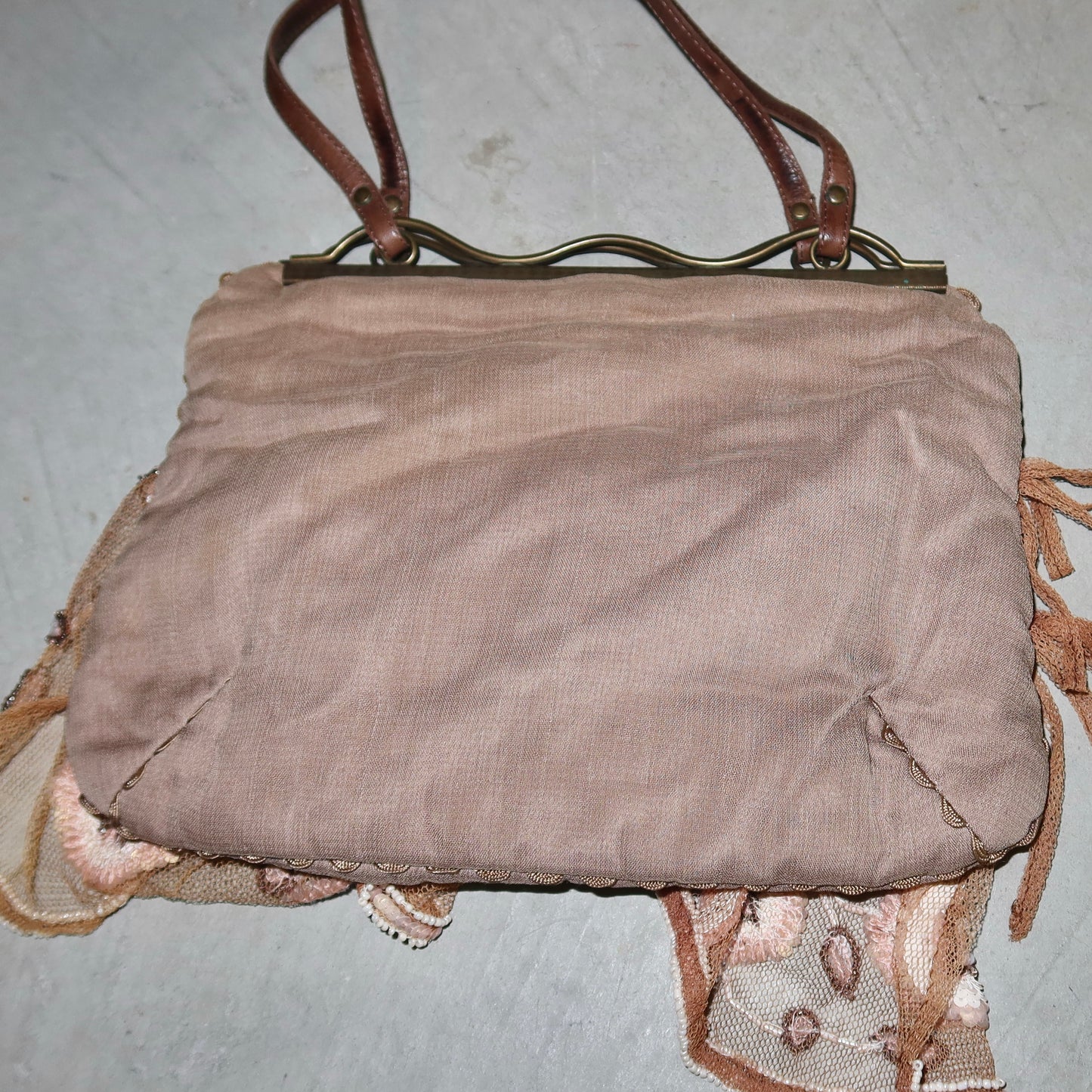 Jamin Puech Floral Curtain Bag