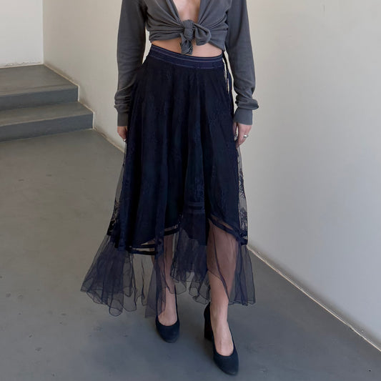Chloé Resort 2020 Lace Overlay Skirt