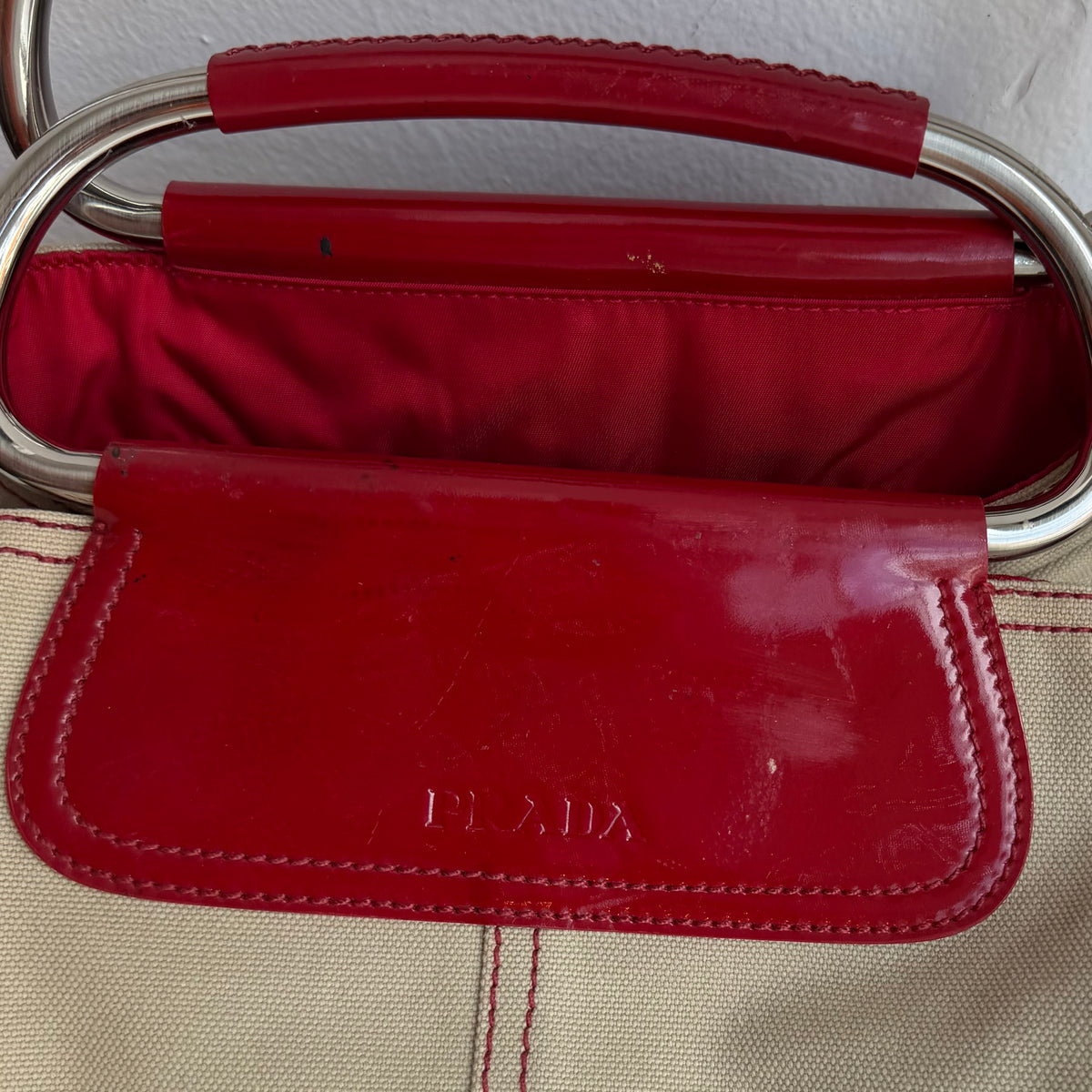 Prada SS2003 Ring Handle Bag