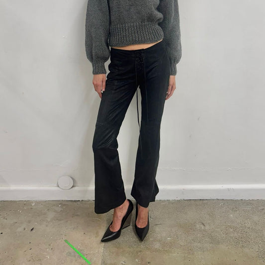 Plein Sud Leather Trousers