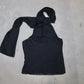 Emporio Armani 90’s Silk Wrap Neck Top