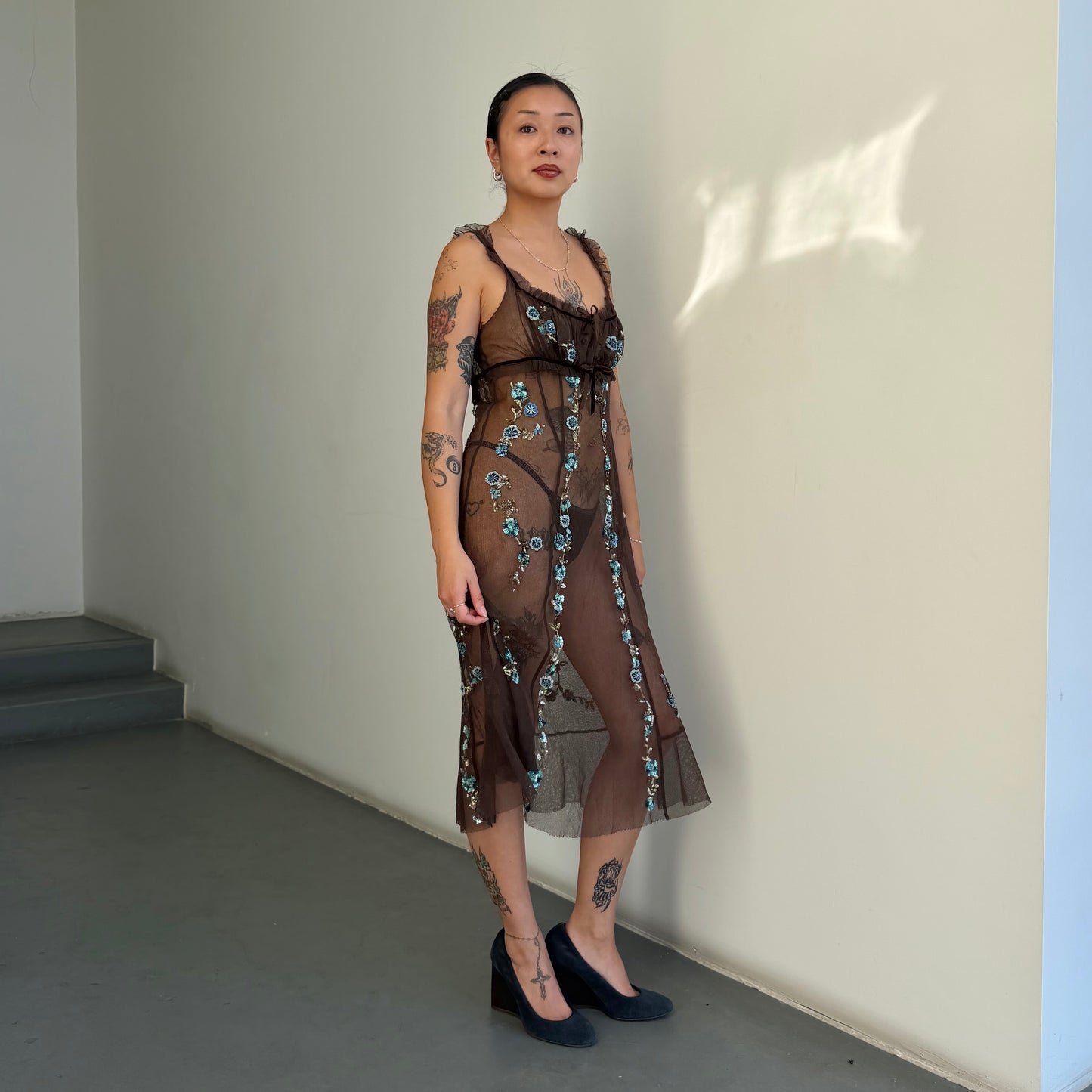 Alberta Ferretti Embellished Dress