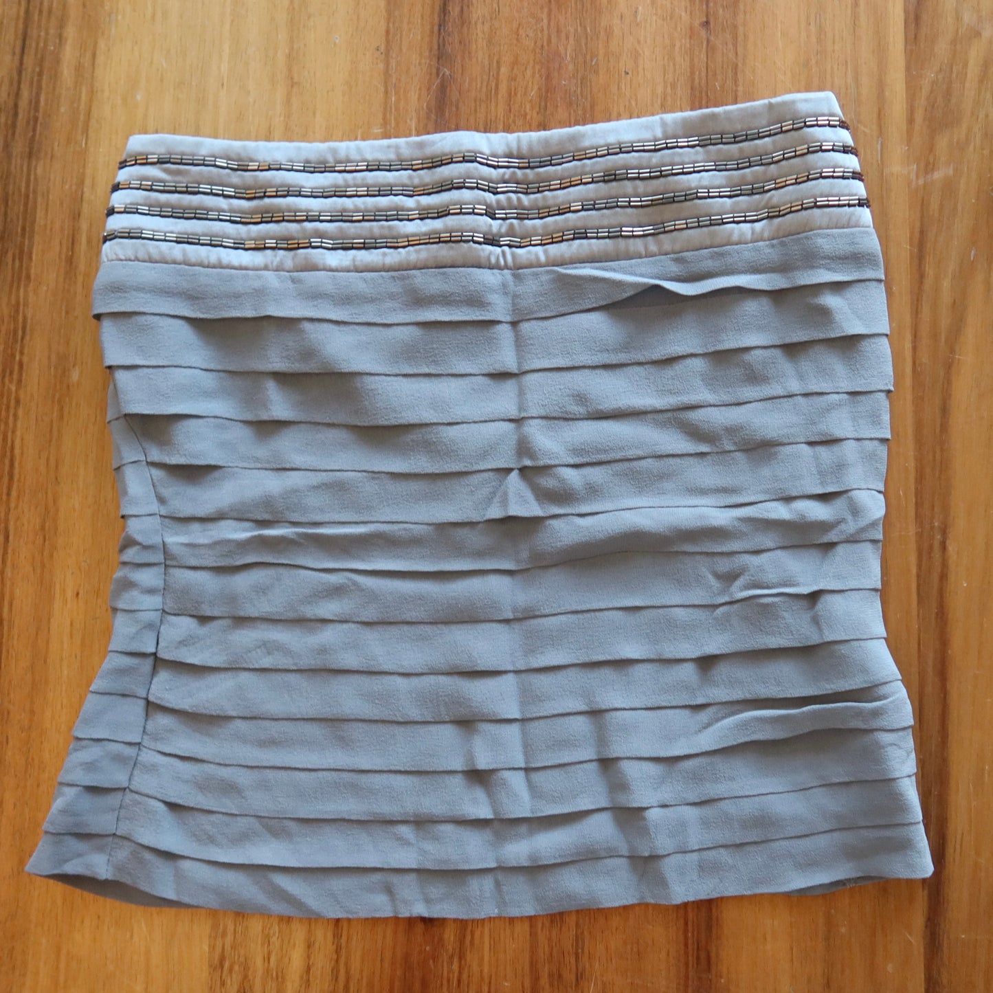 Emporio Armani Silk Ruffle 2Way Top