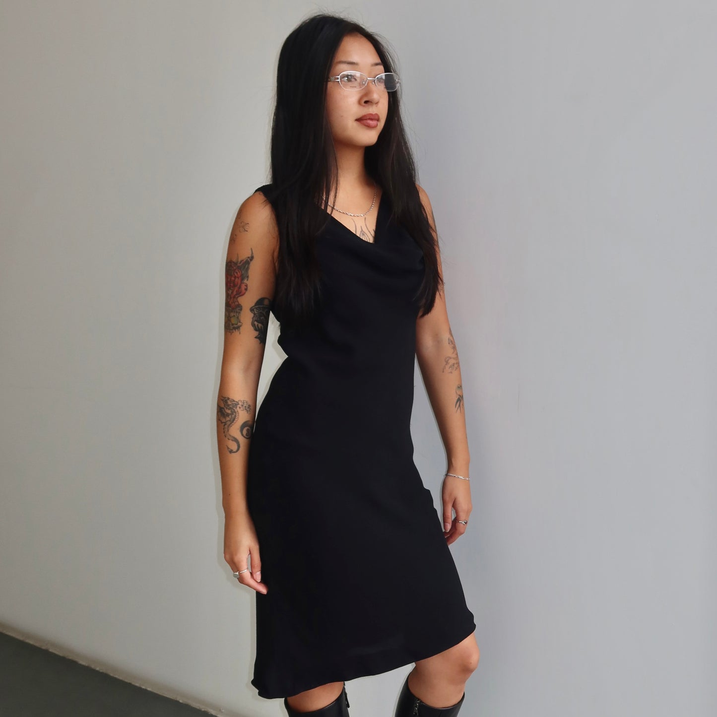 Yves Saint Laurent 1994 Silk Dress