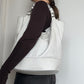 Jil Sander White Leather Tote