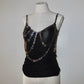Jean Paul Gaultier Mother of Pearl Button Tank