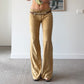 Plein Sud Tan Suede Flares