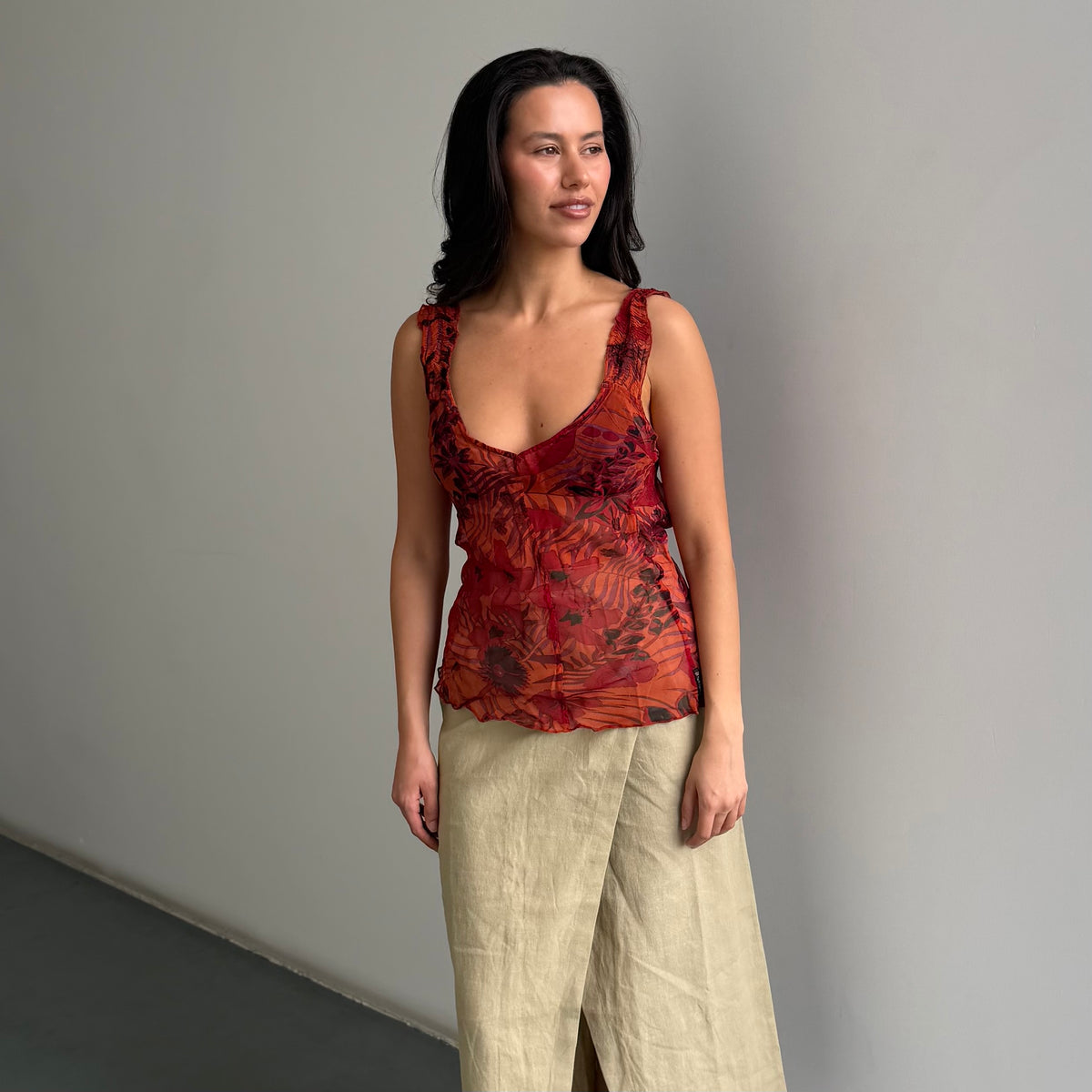 Armani Jeans Silk Tank