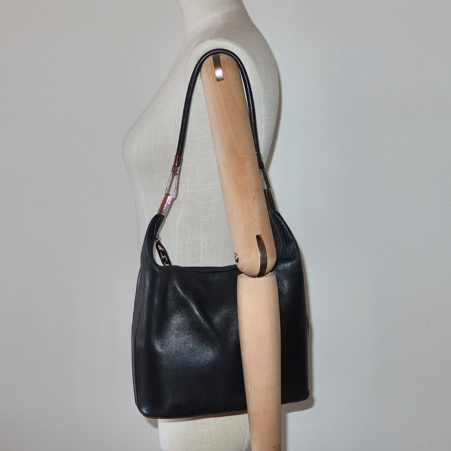 Gucci Black Leather Bag