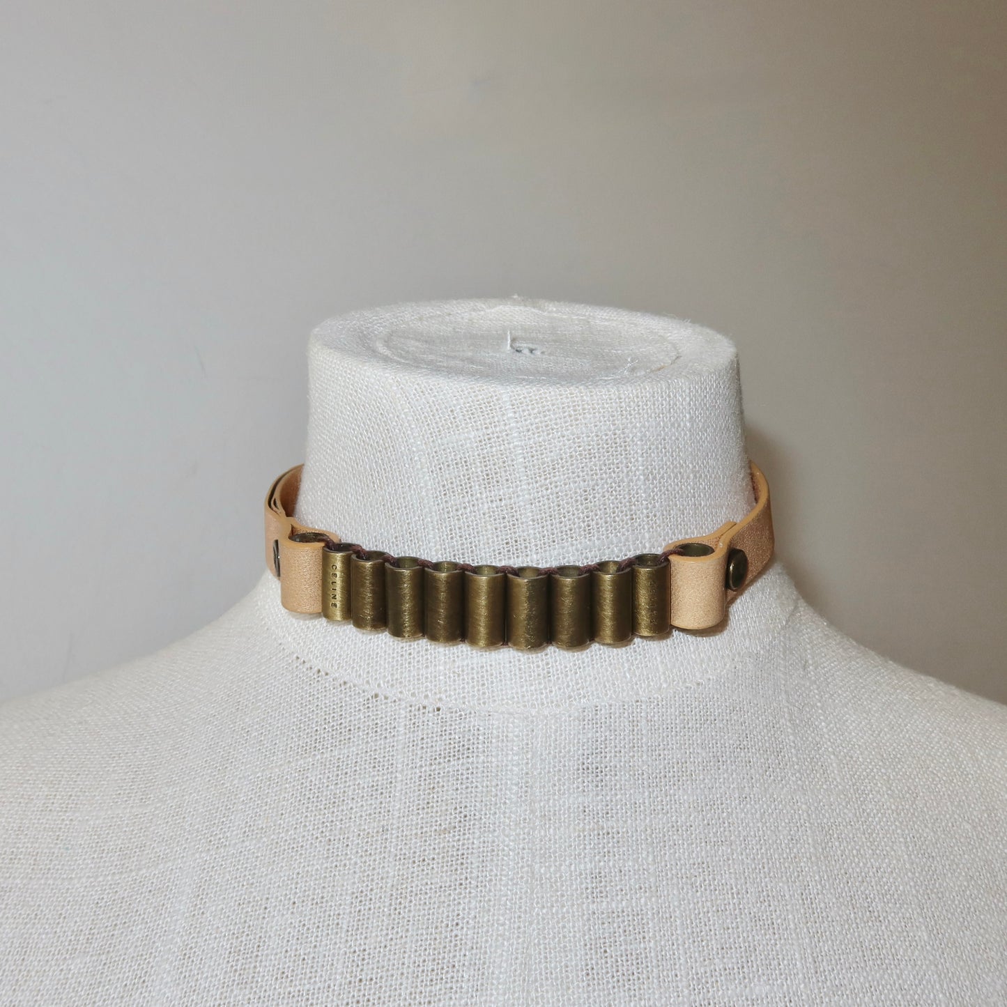 Celine SS2001 Bullet Casing Choker