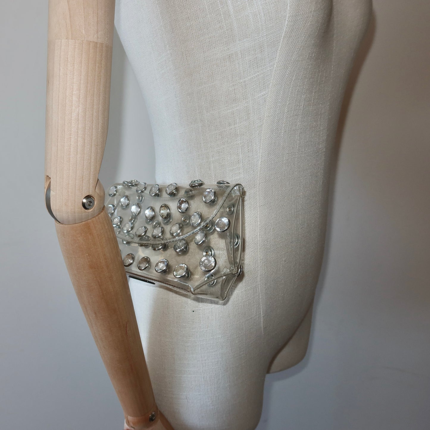 Sonia Rykiel PVC Domino Clutch