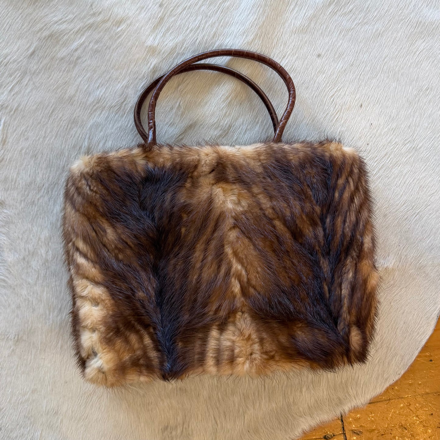 Paolo Masi Real Fur Tote
