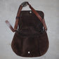 YSL AW2003 Brown Suede Bag
