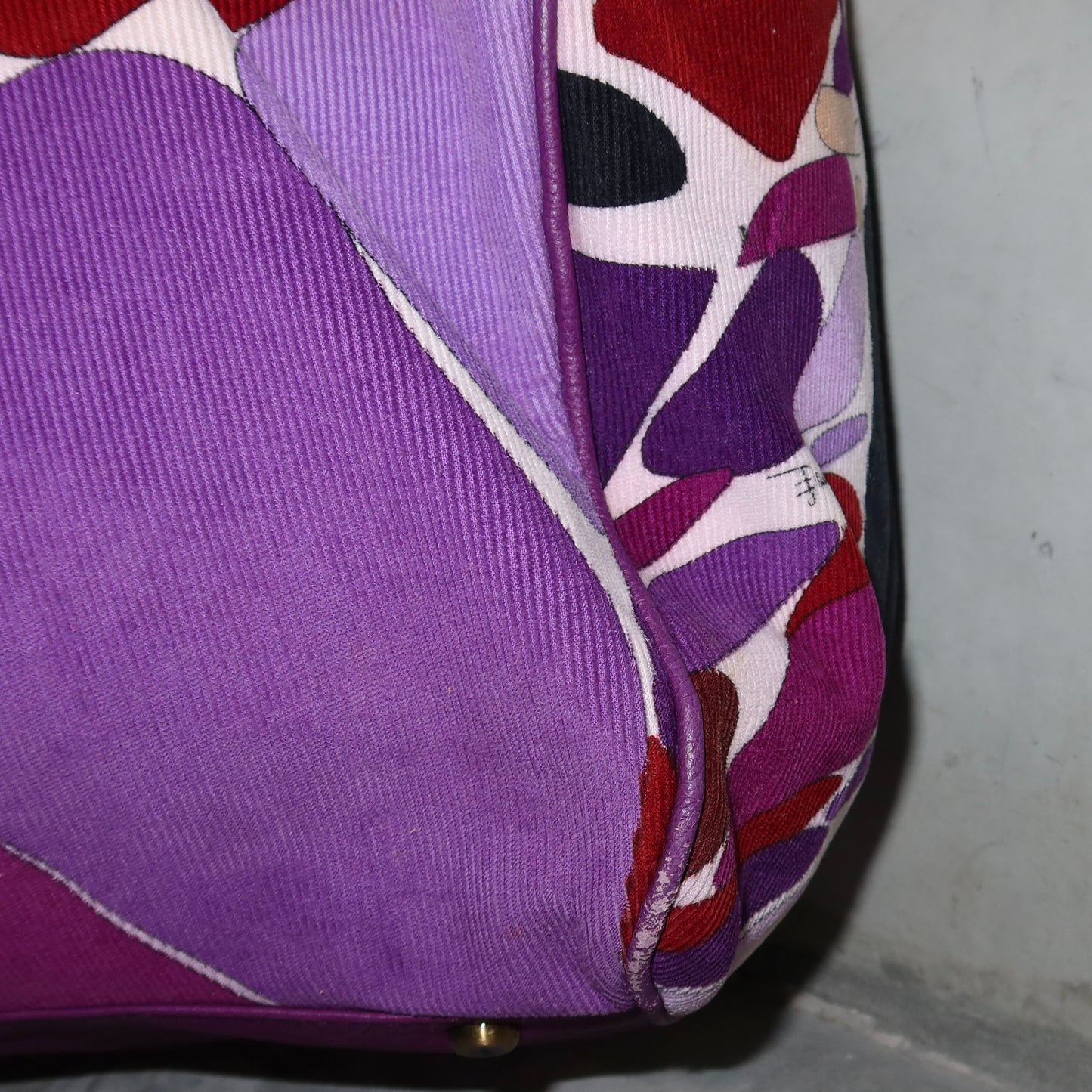 Emilio Pucci AW2005 Large Corduroy Tote