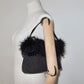 Moschino Feather Trim Bag