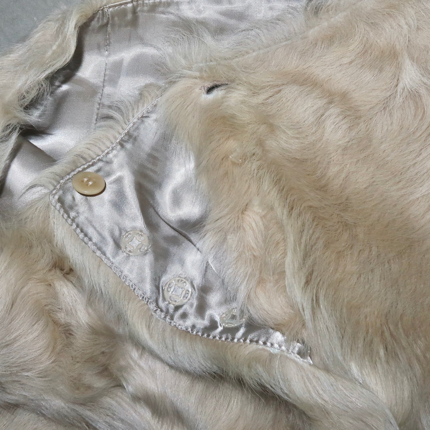 Vintage Shearling Mini Skirt