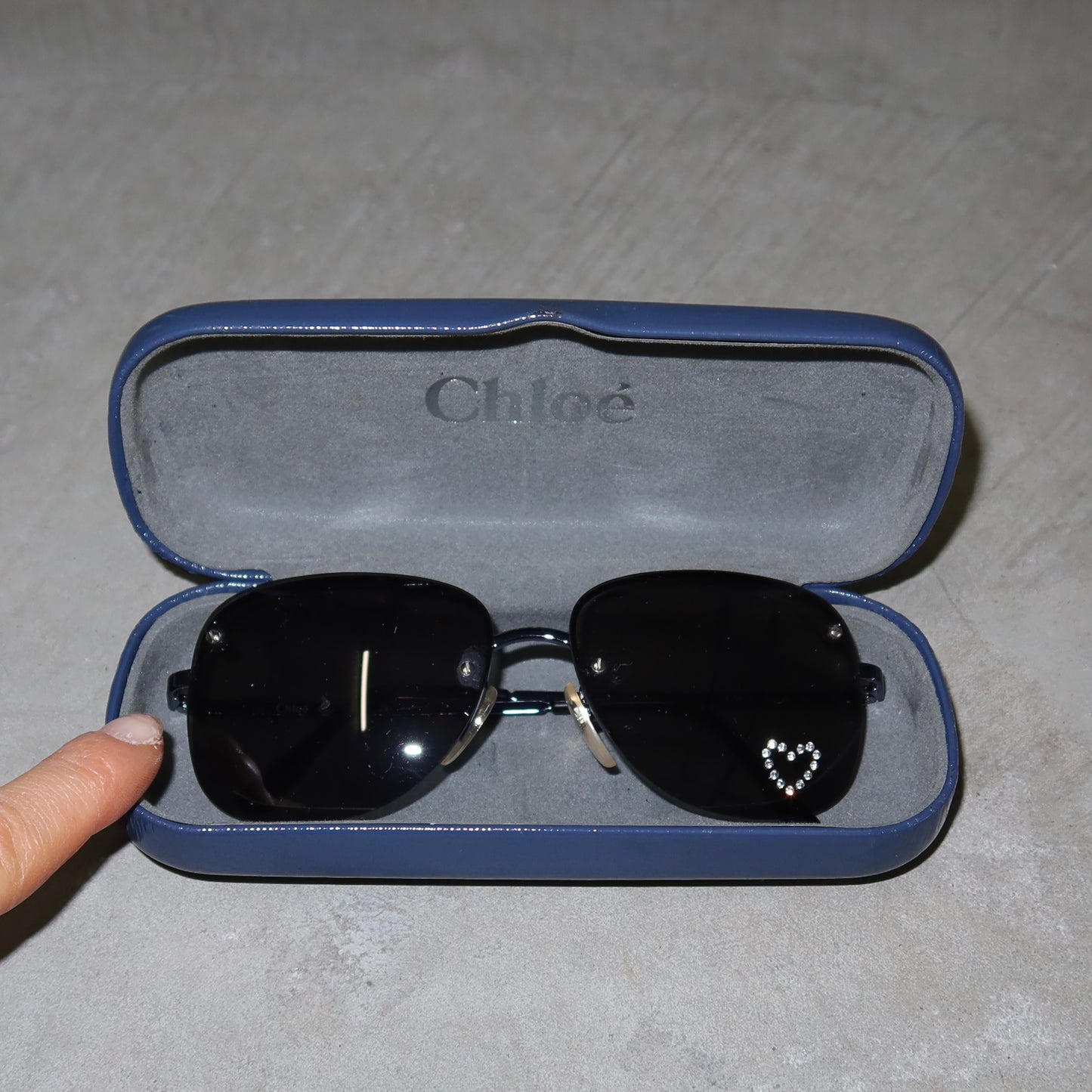 Chloé SS1999 Blue Aviators