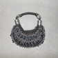 Chloe Black Beaded Bracelet Bag