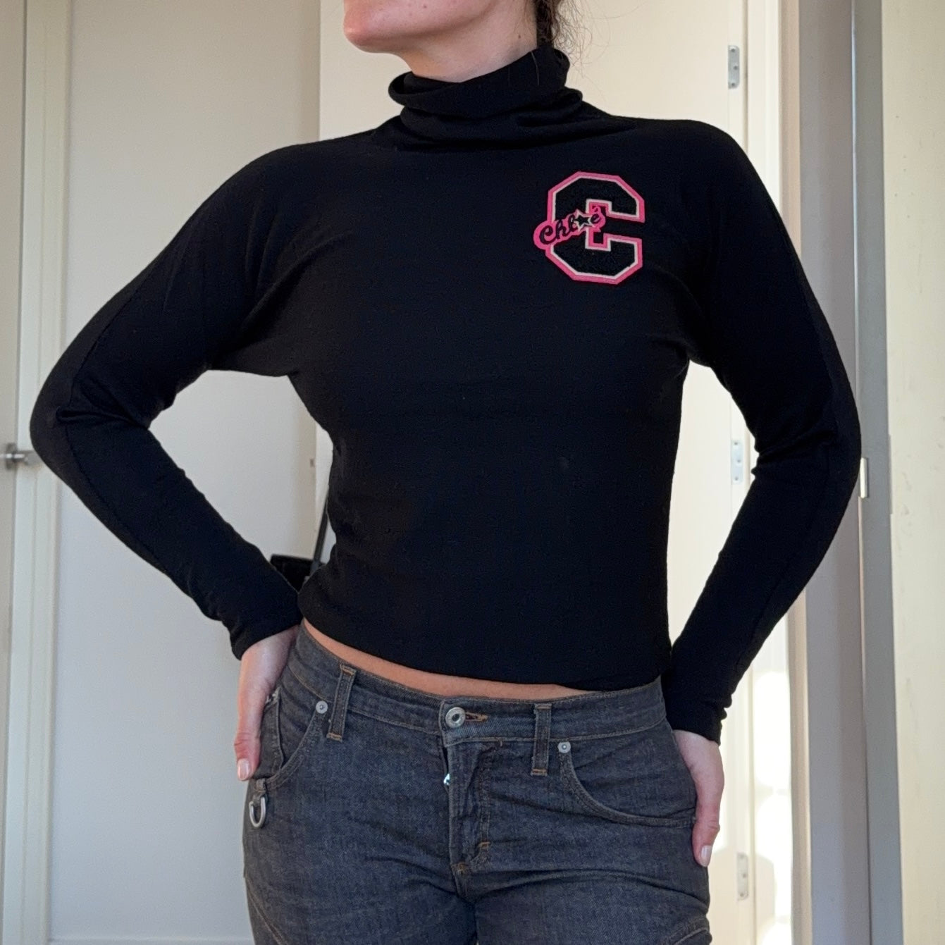 Chloé AW2001 Varsity Patch Jumper