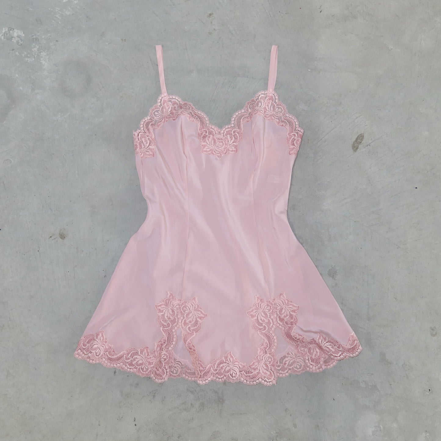 Dior Baby Pink Lace Slip