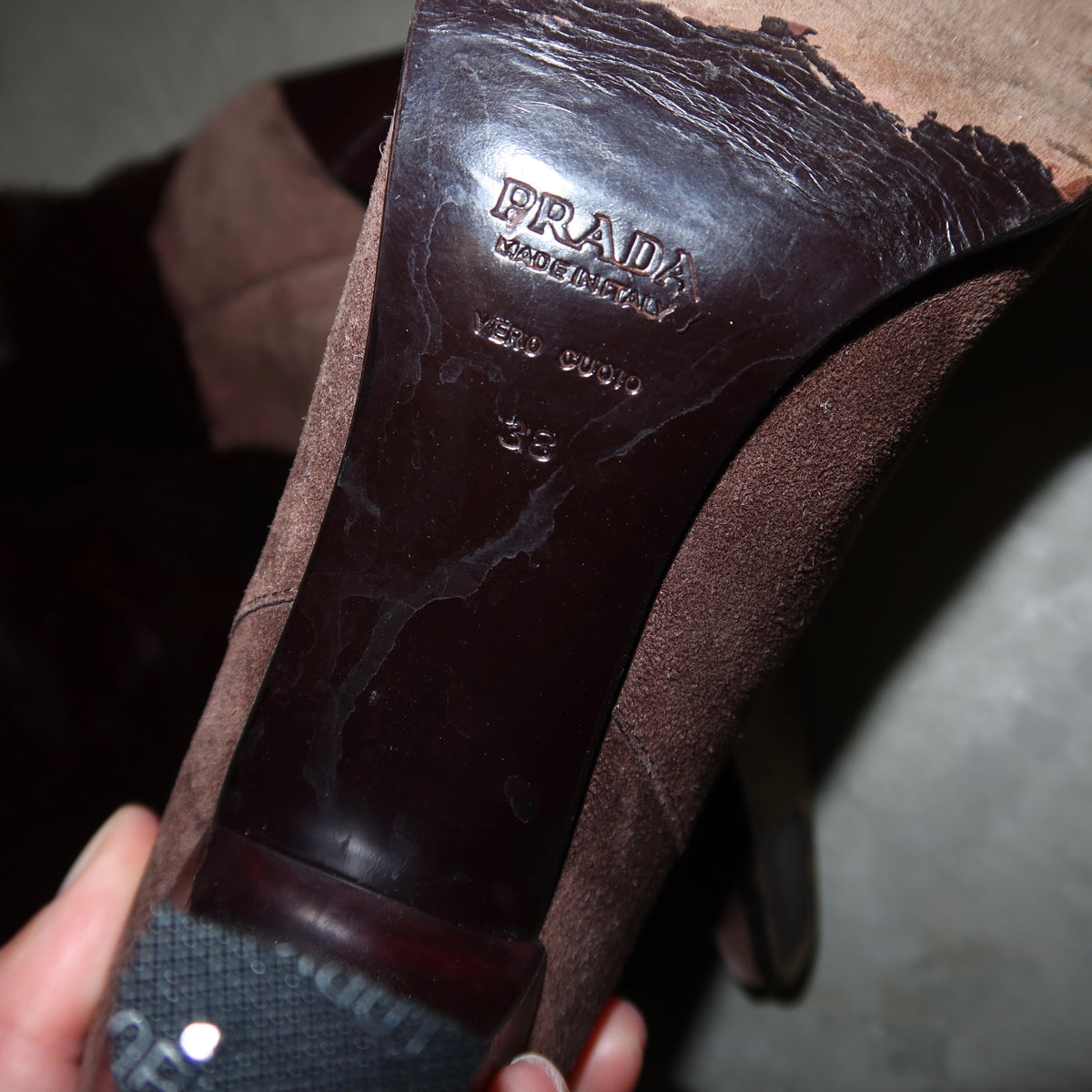 Prada Fur Boots (38)
