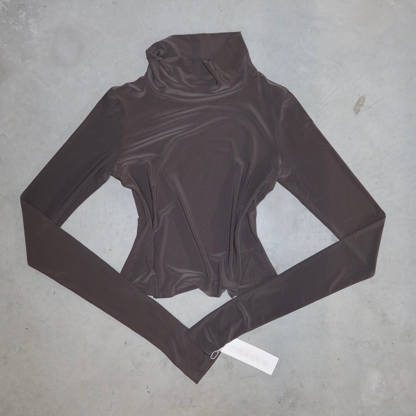 Norma Kamali Grey Long Sleeve