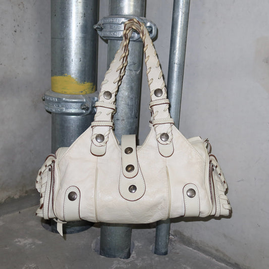 Chloé White Leather Silverado