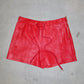 Chloé 2013 Red Leather Shorts (BNWT)