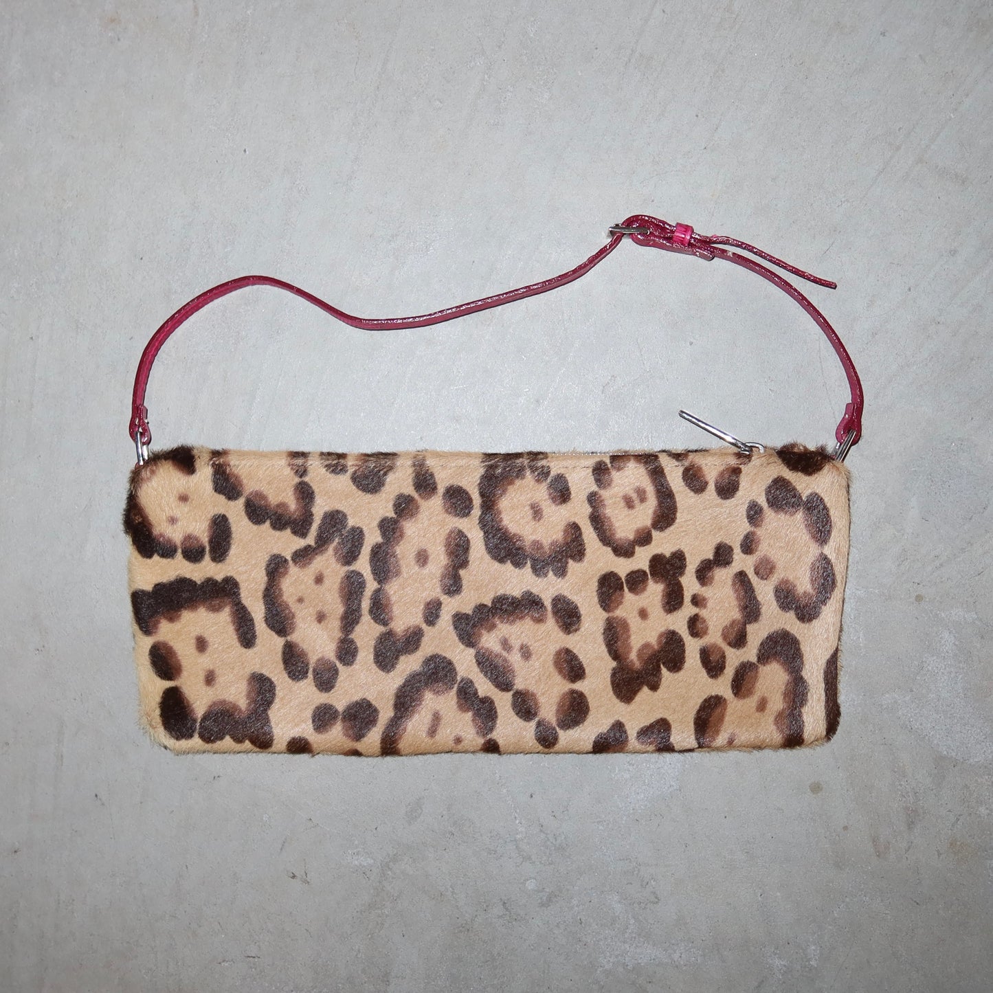 Valentino SS2000 Pony Hair Leopard Print Bag