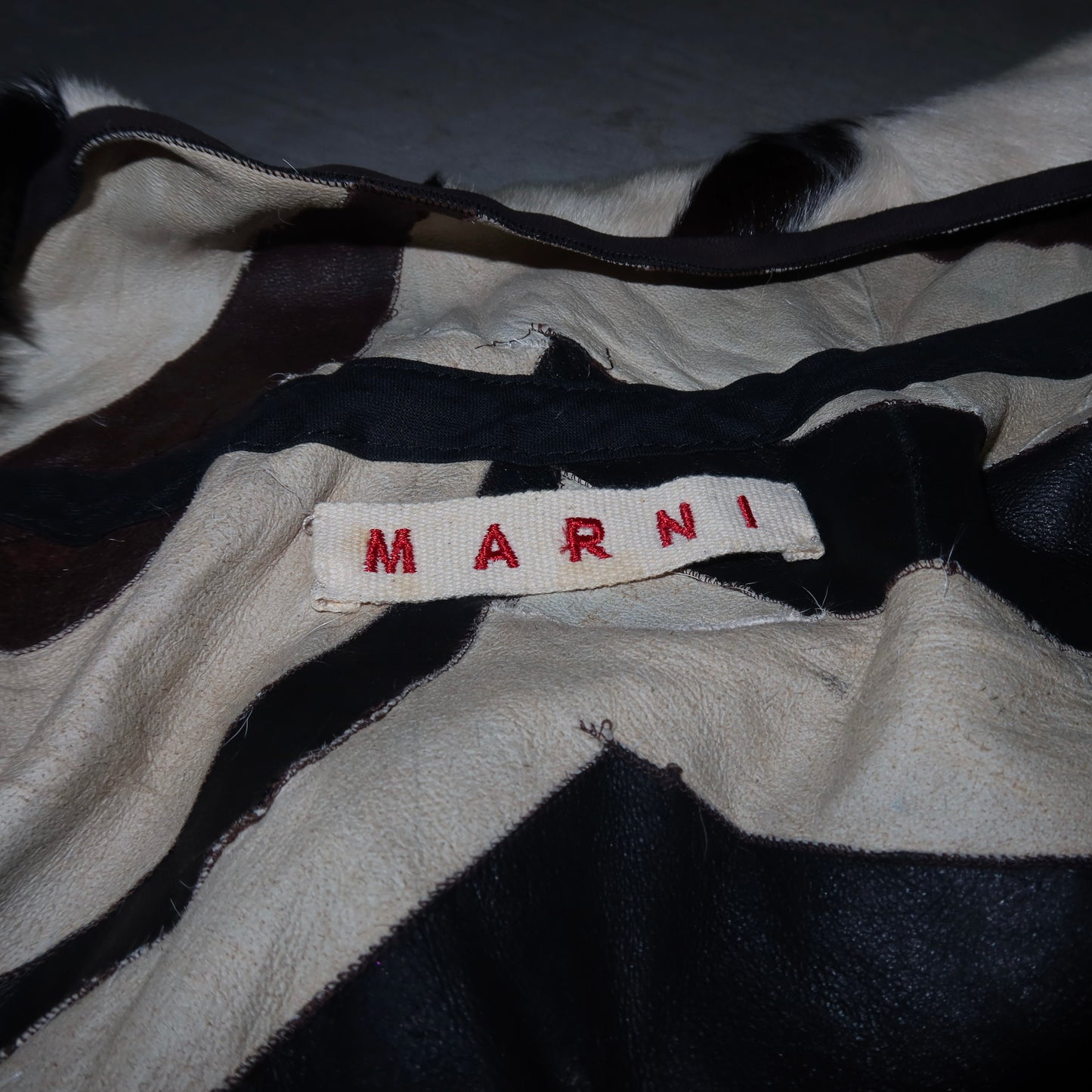 Marni AW2003 Goat Hide Coat