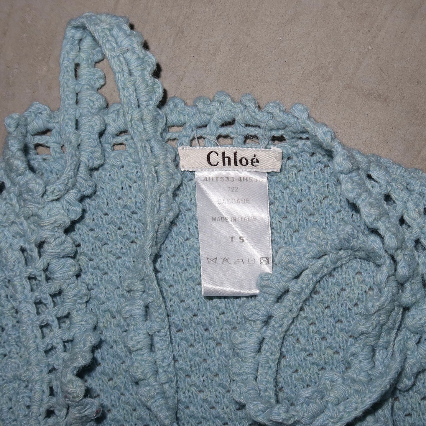 Chloé AW2004 Button Up Knit Cami