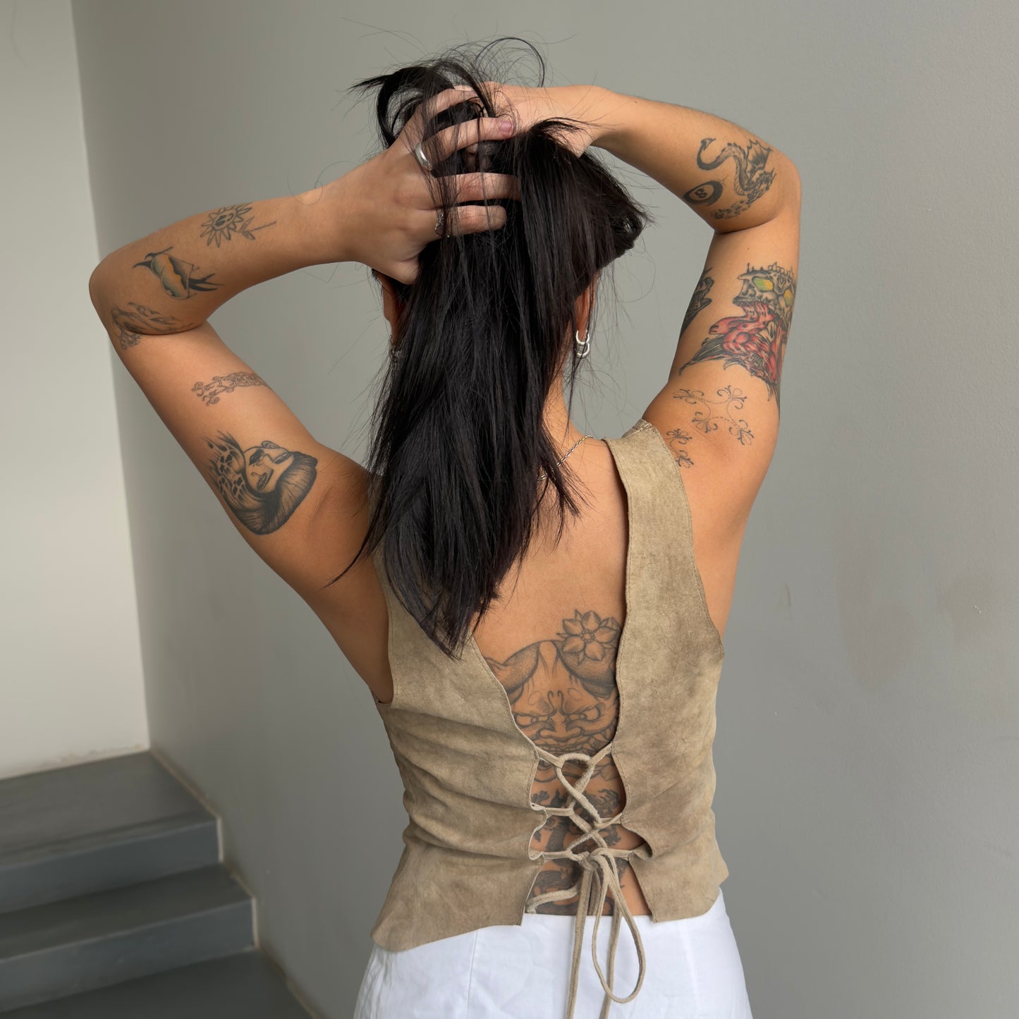 Morgan De Toi Suede Top