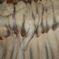 Vintage Suede Trench with Fox Fur Collar and Lining