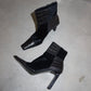 Gianmarco Lorenzi Cowhide and Crocodile Boots (36.5)