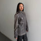 Celine Grey Leather Jacket