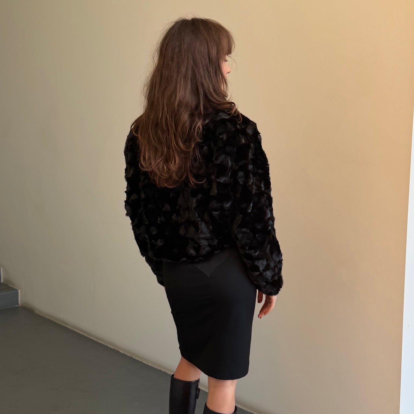 Vintage Mink Fur Bomber