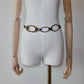 Gucci by Tom Ford Gold Tone Ring Belt
