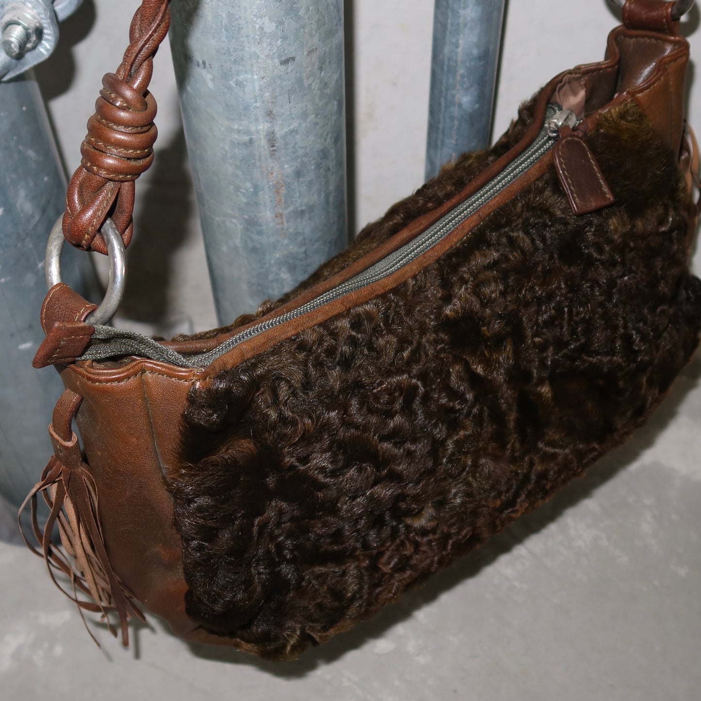 Paolo Masi Real Fur Bag