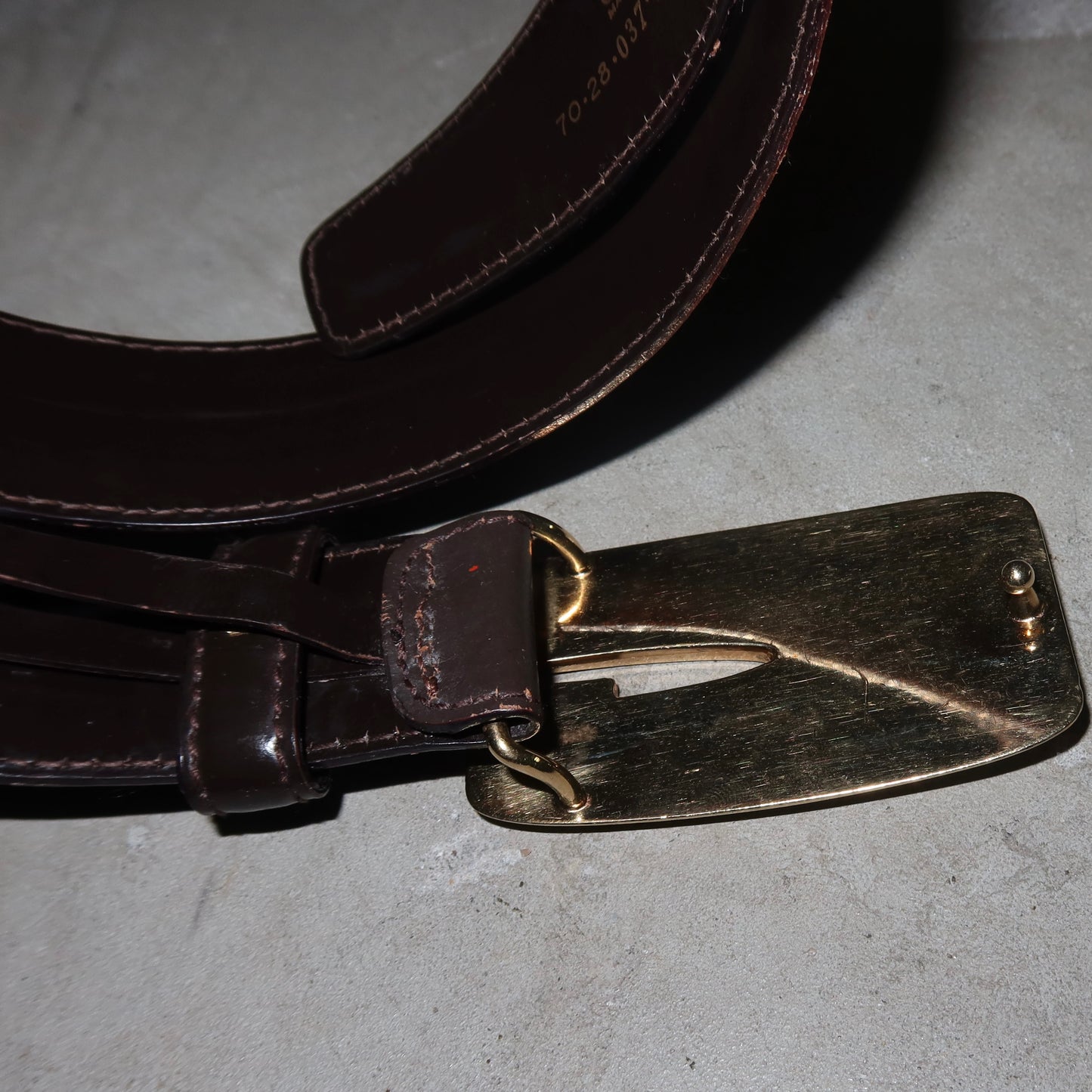 Gucci AW1996 Brown Leather Belt