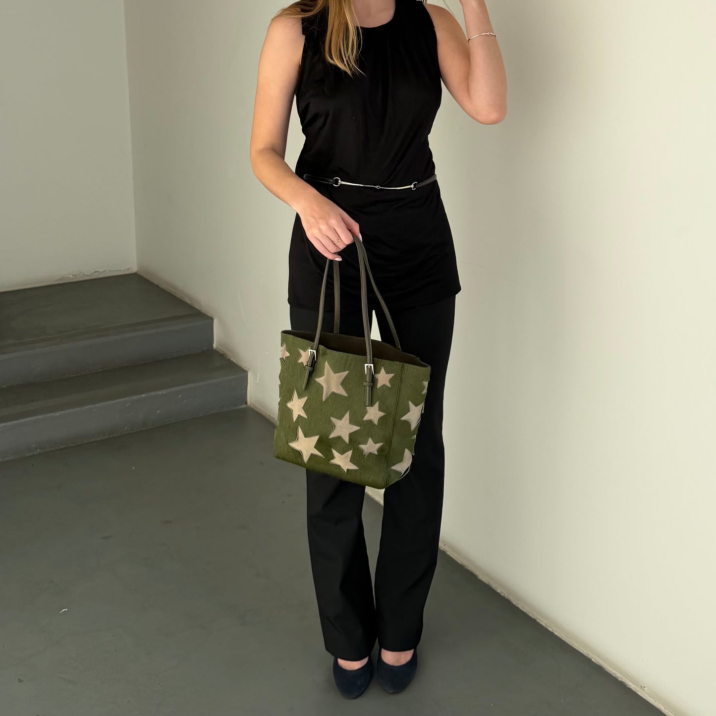 Vintage Italian Cowhide Bag