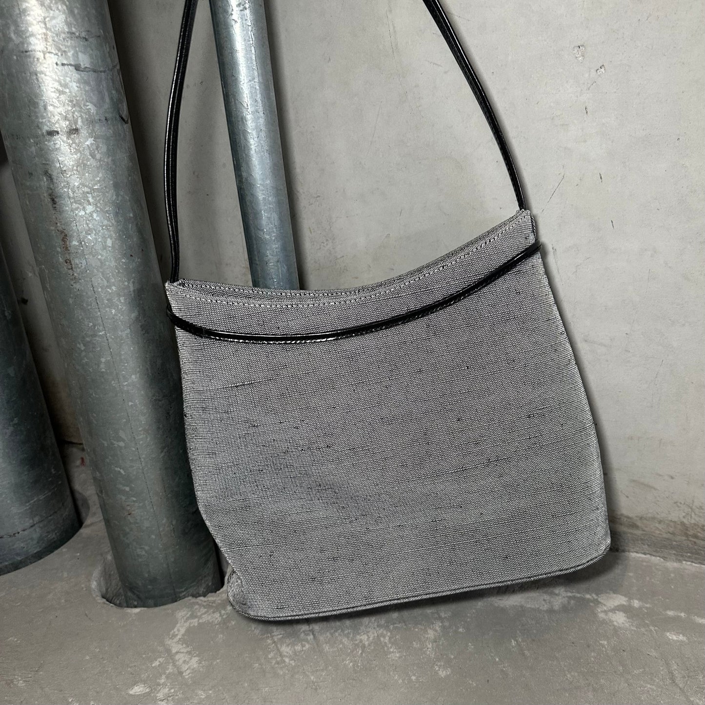 Ungaro Grey Necklace Bag