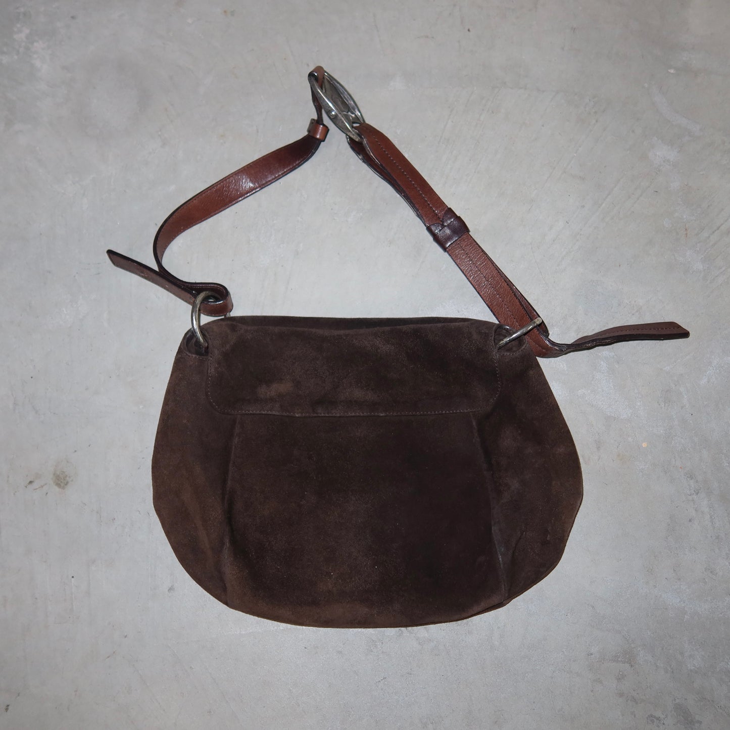 YSL AW2003 Brown Suede Bag