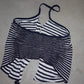 Emporio Armani Striped Knit Halter