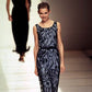 Emporio Armani SS1997 Floral Fringe Dress