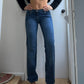 Dolce & Gabbana Rare Straight Leg Jeans with Rhinestone Pockets