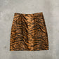 Versace Faux Fur Tiger Skirt