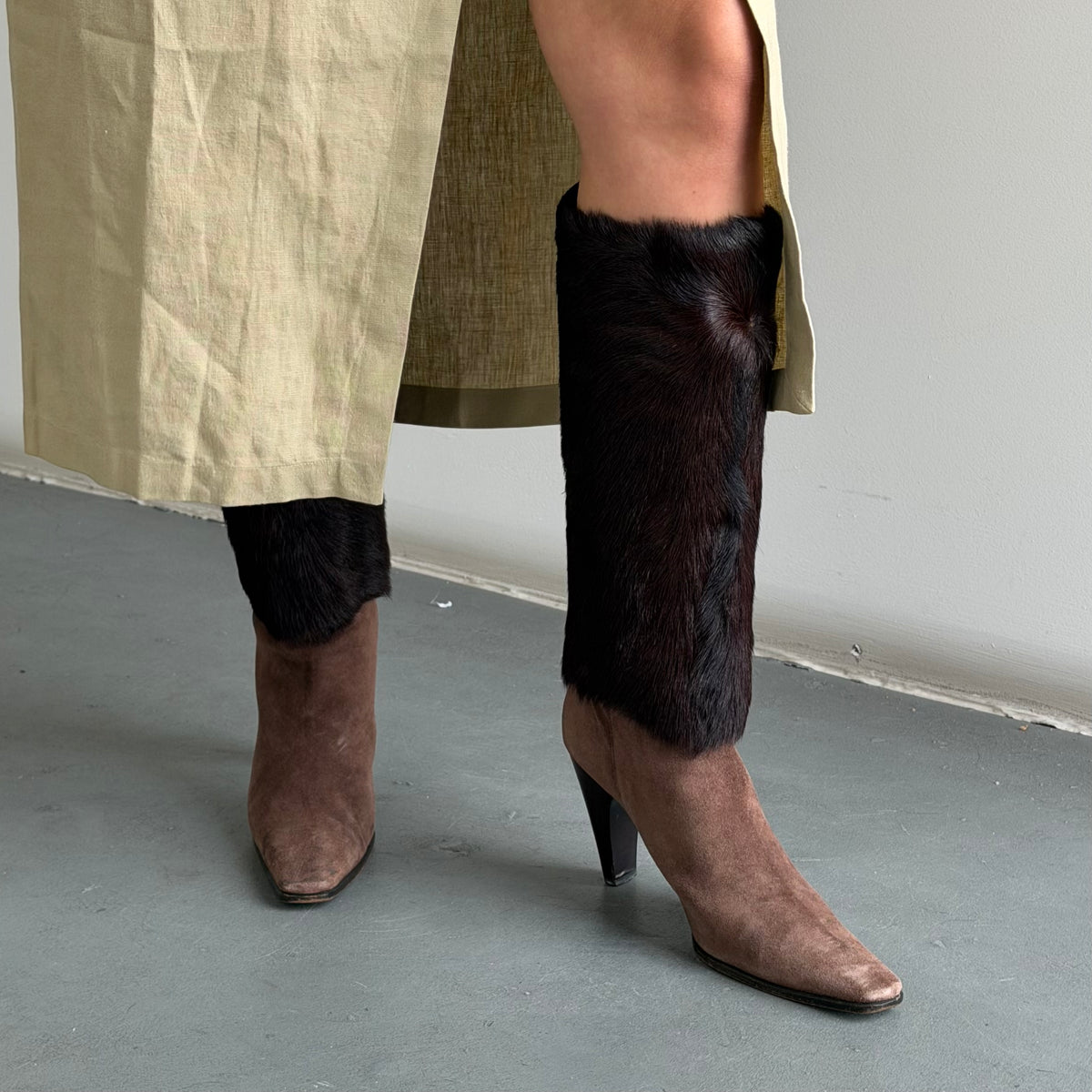 Prada Fur Boots (38)