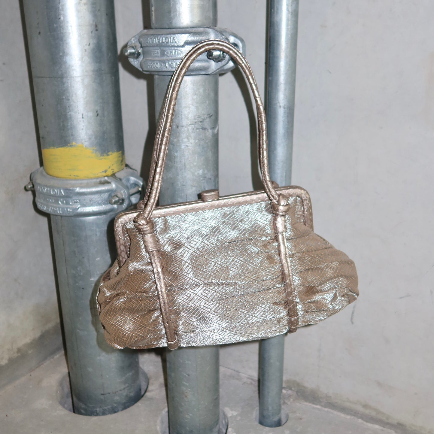 Bottega Veneta Metallic Shoulder Bag